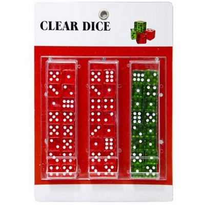 TOYS CLEAR DICE PAD 1CT